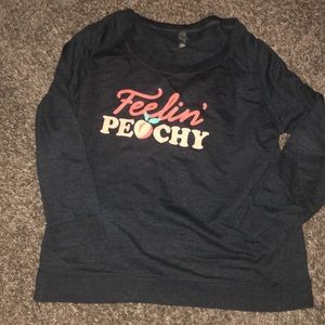 Feeing peachy size 2xl off shoulder